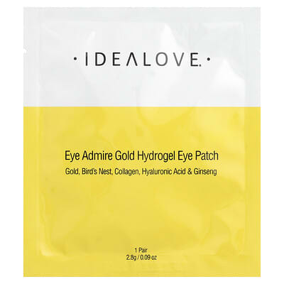 Idealove гидрогелевые патчи для глаз Eye Admire Gold, 1 пара