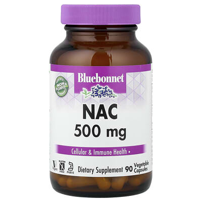 NAC, 500 mg, 90 растительных капсул