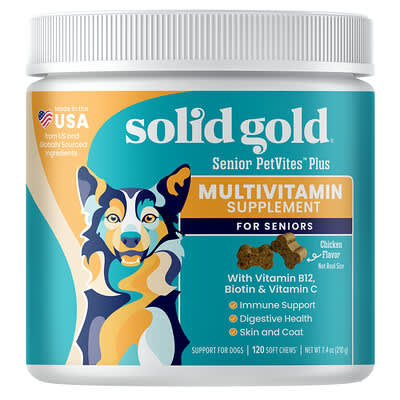 PetVites™ Multivitamin Supplement, For Dogs, Bacon, 120 Soft Chews, 7.6 oz (216 g)