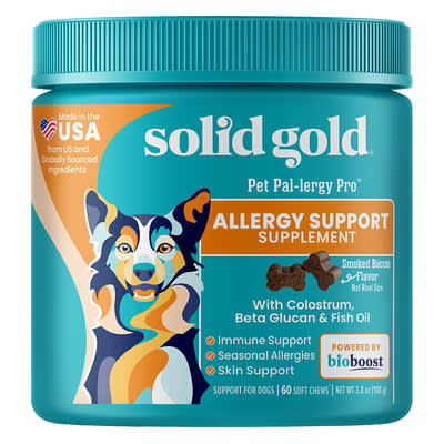 Pet Pal-Lergy Pro™, Allergy Support Supplement, For Dogs, Smoked Bacon, 60 Soft Chews, 3.8 oz (108 g)