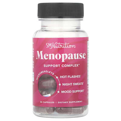 Menopause Support Complex, Hot Flashes, Night Sweats, and  Mood Support, 30 Capsules