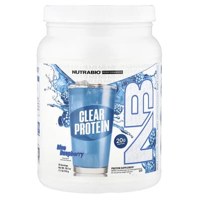 NutraBio Performance протеин, Blue Raspberry, 1.1 lb (519 g)