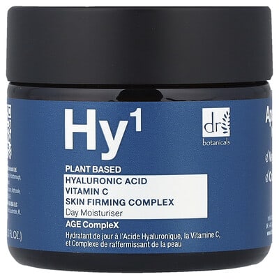 Дневной увлажняющий крем Hy¹, Hyaluronic Acid, Vitamin C Skin Firming Complex, 2 fl oz (60 ml)