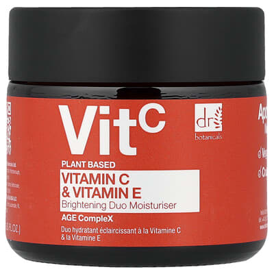 Увлажняющий дуэт Dr. Botanicals Vitamin C & Vitamin E, 60 ml