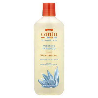Шампунь Cantu Weightless Smoothing для волнистых и кудрявых волос, 13.5 fl oz (400 ml)