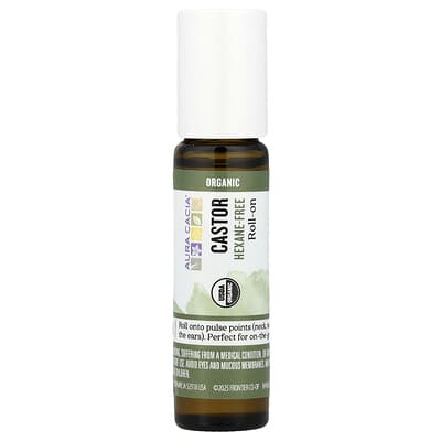 Масло касторовое Roll-On, 0.31 fl oz (9.2 ml)