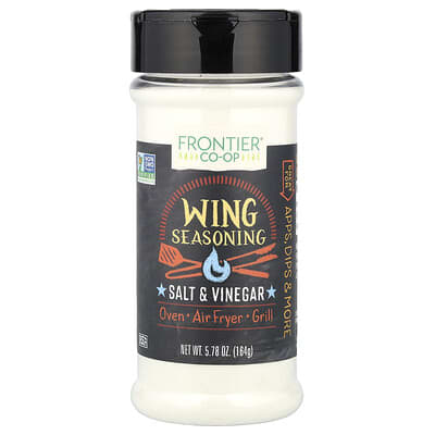 Приправа Wing Seasoning, Salt & Vinegar, 5.78 oz (164 g)