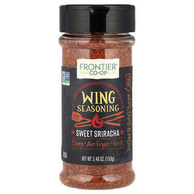 Wing Seasoning, Sweet Sriracha, 5.4 oz (153 g)