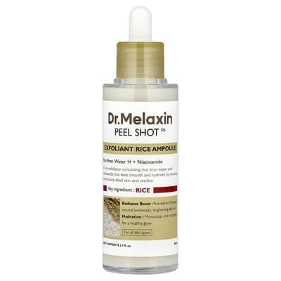 Peel Shot, Exfoliant Rice Ampoule, For All Skin Types, 2.7 fl oz (80 ml)