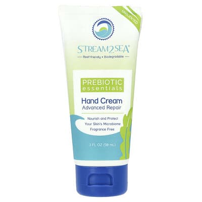 Prebiotic Essentials, Hand Cream, Unscented, 3 fl oz (90 ml)
