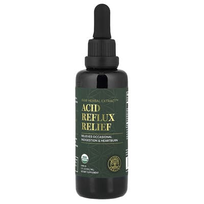 Global Healing Raw Herbal Extract™ от изжоги, 59.2 ml