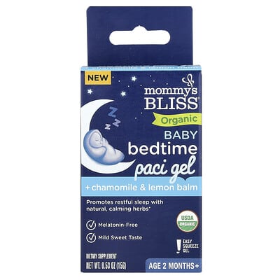 Детский гель для сна Organic Baby Bedtime Paci, 0.53 oz (15 g)