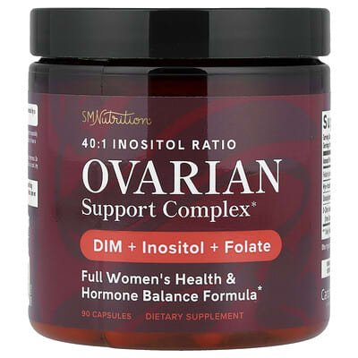 Ovarian Support Complex, DIM + Inositol + Folate, 90 Capsules