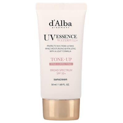 UV Essence Waterfull+ солнцезащитный крем, тонирующий розовый, SPF 50+, 1.69 fl oz (50 ml)