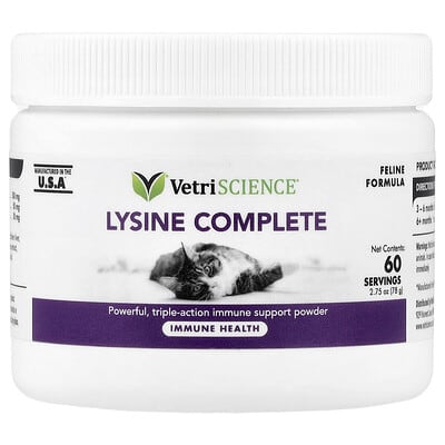 Добавка для кошек Lysine Complete, Feline Formula, 2.75 oz (78 g)