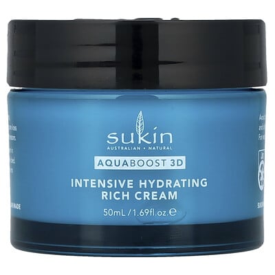 Sukin AquaBoost 3D ночной крем с гиалуроновой кислотой 1.69 fl oz (50 ml)