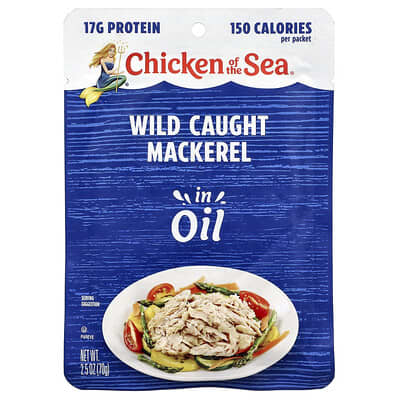 Chicken of the Sea скумбрия в масле, 2.5 oz (70 g)
