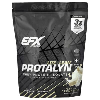 Сыворотка протеиновая Protalyn® Whey Protein Isolate, Vanilla Creme Wafer, 2 lb (907 g)