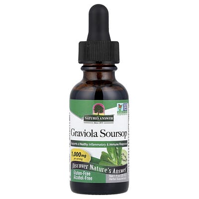 Nature's Answer Graviola Soursop, 1,000 mg, 1 fl oz