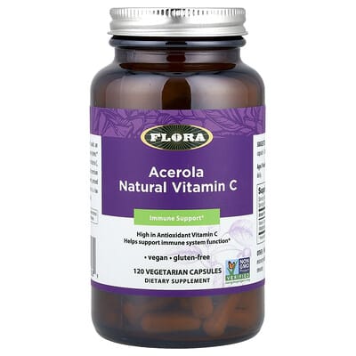 Натуральный витамин C Acerola 120 Vegetarian Capsules