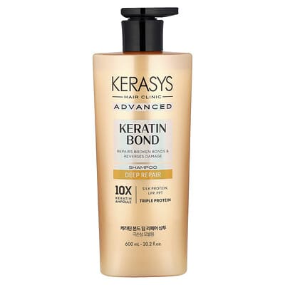 Kerasys шампунь Advanced Keratin Bond, Deep Repair, 600 ml