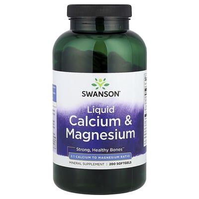 Liquid Calcium & Magnesium , 200 Softgels