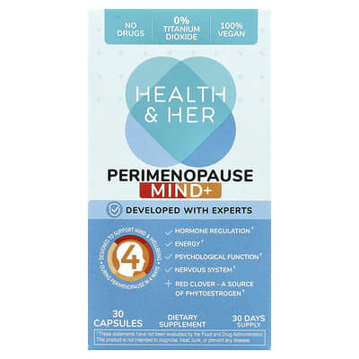 Perimenopause Mind+, 30 капсул