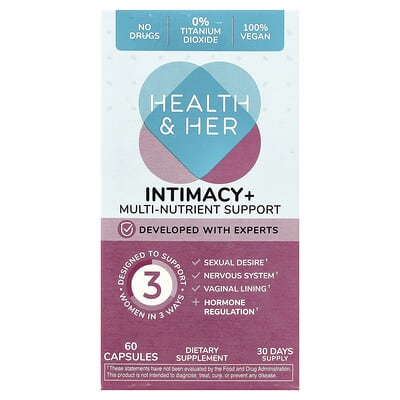 Intimacy+, комплекс мультивитаминов, 60 капсул