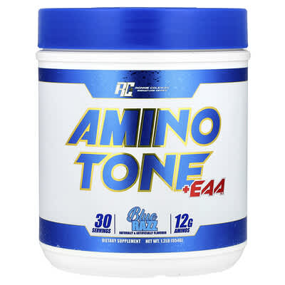 Ronnie Coleman Signature Series Amino Tone + EAA™, Blue Razz, 1.2 lb (554 g)