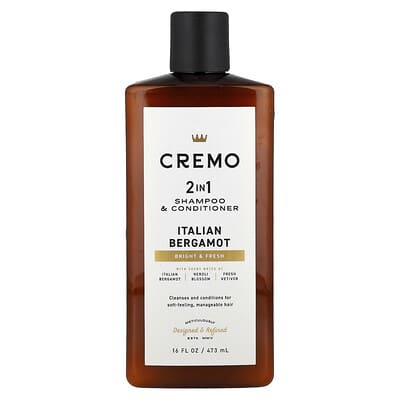 Шампунь и кондиционер 2 в 1, итальянский бергамот, 473 ml