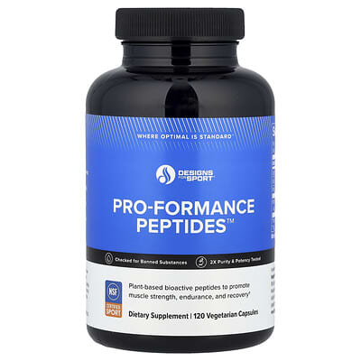 Designs For Sport®, Pro-Formance Peptides™, 120 вегетарианских капсул