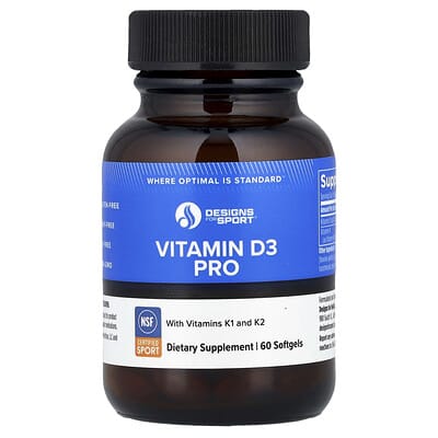 Designs For Sport®, Vitamin D3 Pro, 60 Softgels