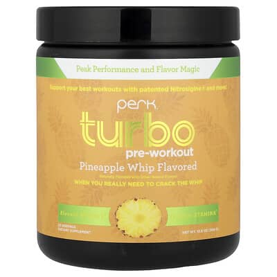 Perk Energy предтренировочный комплекс Turbo Pineapple Whip, 10.9 oz