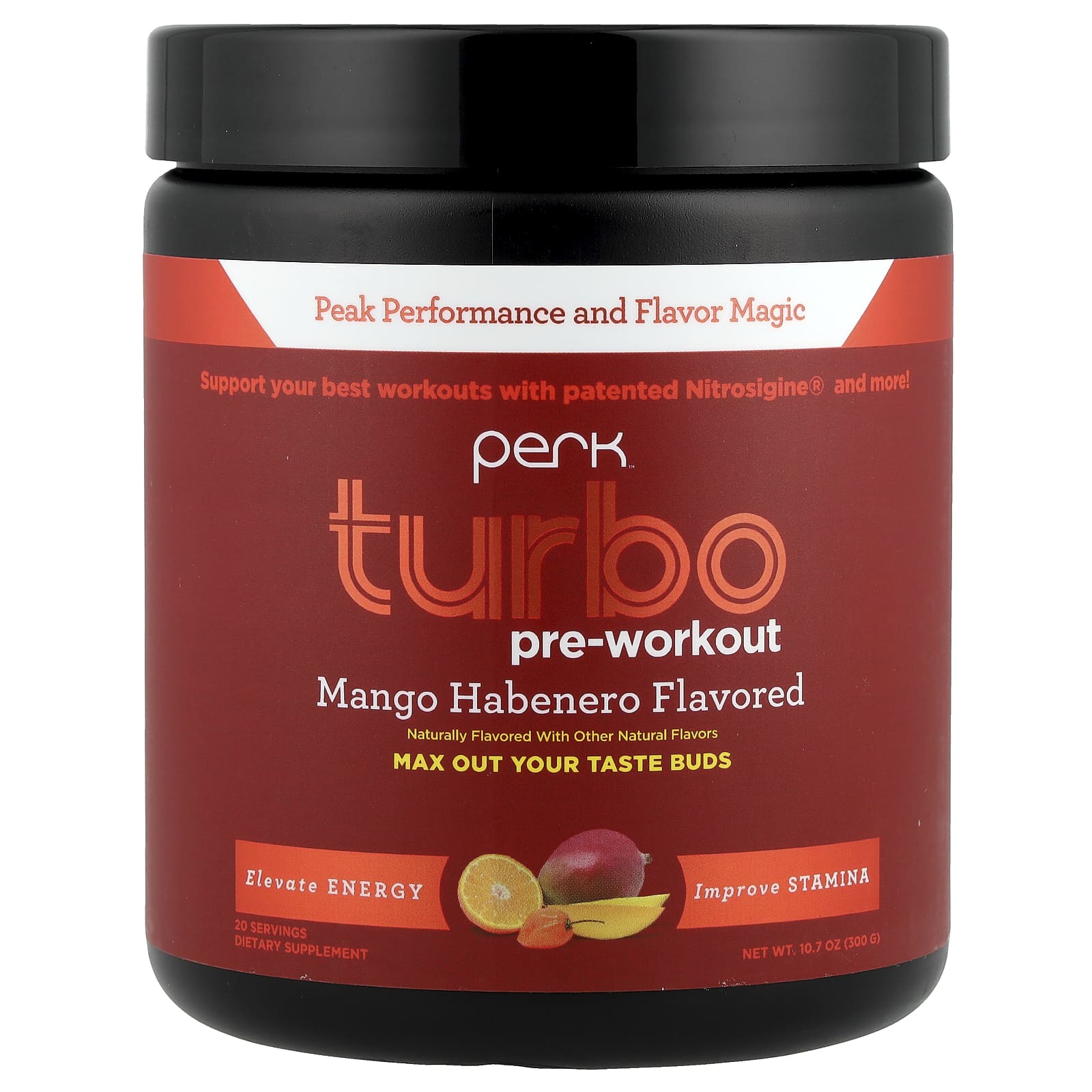 Turbo, Pre-Workout, Mango Habenero, 10.7 oz (300 g)