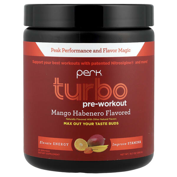 Turbo, Pre-Workout, Mango Habenero, 10.7 oz (300 g)