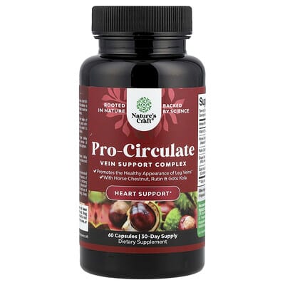 Комплекс Pro-Circulate, Vein Support, 60 Capsules