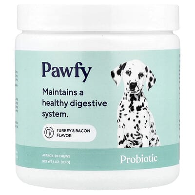 Probiotic, For Dogs, 6 Months+, Turkey & Bacon, 30 Chews, 4 oz (113 g)