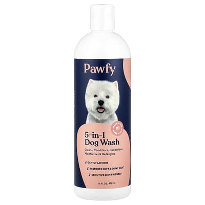 Средство для мытья собак 5-в-1, 16 fl oz (473 ml)