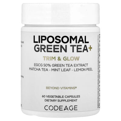 Liposomal Green Tea+, 60 растительных капсул
