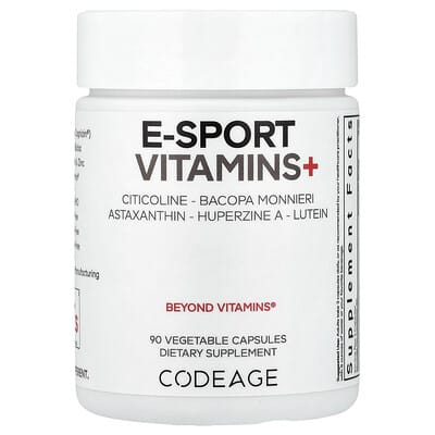Витамины Codeage E-Sport Vitamins+, 90 Vegetable Capsules