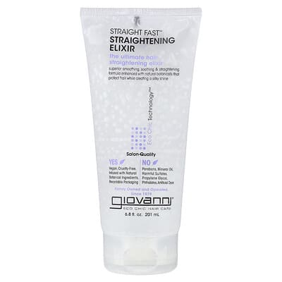 Straight Fast™, эликсир для выпрямления волос, 6.8 fl oz (201 ml)