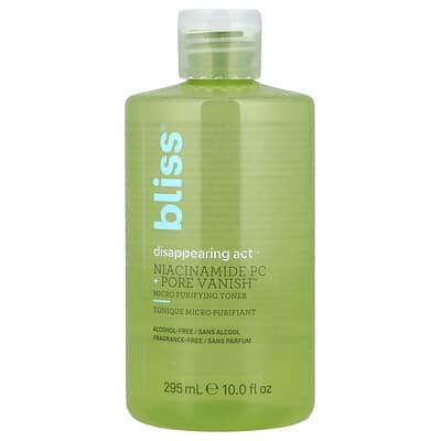 Bliss Disappearing Act очищающий тоник с ниацинамидом, 295 ml