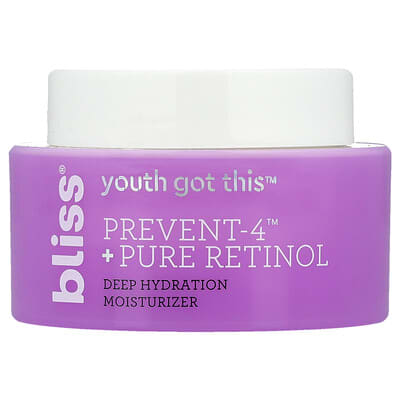 Bliss Увлажняющий крем Youth Got This™, Pure Retinol, 1.7 fl oz (50 ml)