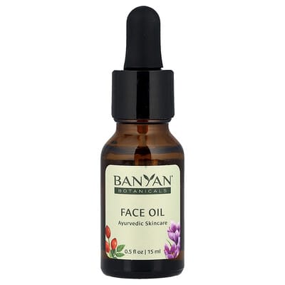 Banyan Botanicals Масло для лица, Аюрведическая косметика, для всех типов кожи, 0.5 fl oz (15 ml)