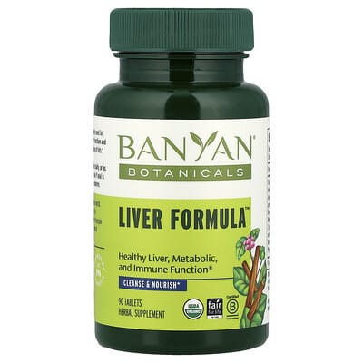 Banyan Botanicals Liver Formula™, 90 таблеток