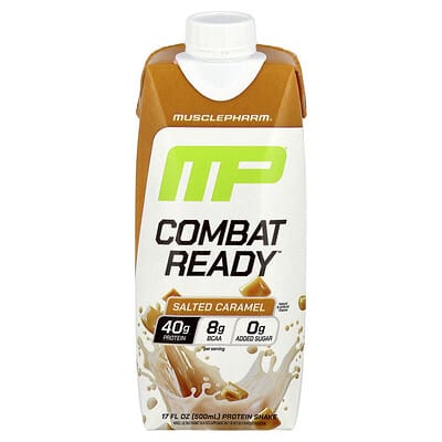 Combat Ready™ Protein Shake, Salted Caramel, 17 fl oz (500 ml)