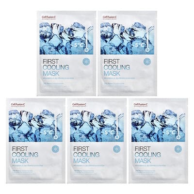 Маска для лица Cell Fusion C First Cooling, 5 Sheets, 0.95 oz (27 g) Each