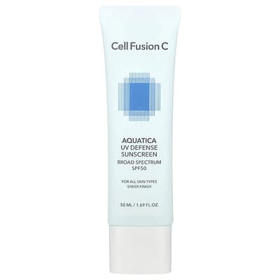 Aquatica UV Defense Sunscreen, For All Skin Types, SPF 50, 1.69 fl oz (50 ml)