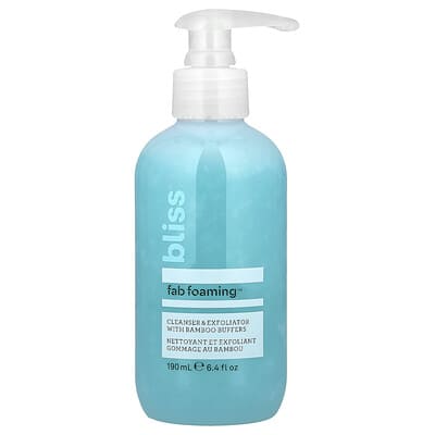 Fab Foaming 2-In-1 Cleanser & Exfoliator, 6.4 fl oz (190 ml)