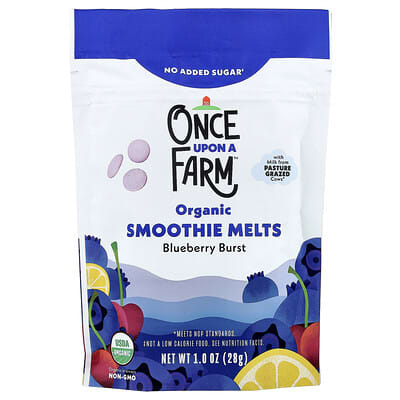 Organic Smoothie Melts, Toddler, Blueberry Burst, 1 oz (28 g)